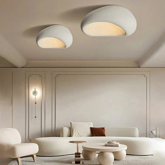 Wabi-Sabi Plafondlamp voor een Zen Sfeer